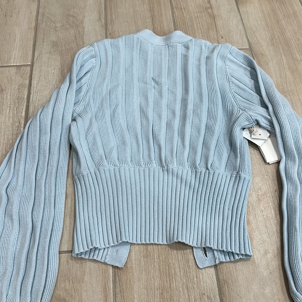 Wilfred Baby Blue Cardigan, Xs - image 7
